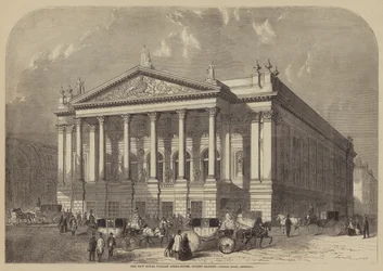 Das neue königliche italienische Opernhaus, Covent Garden, Edmund Barry, Architekt