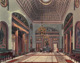 Die Eingangshalle, Carlton House aus 
