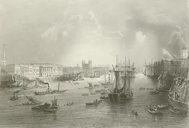 Der Hafen von London