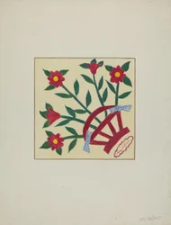 Patchwork-Quilt 1 Quadrat