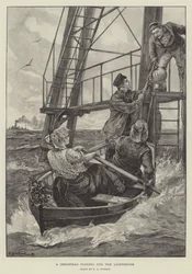 Ein Weihnachtskuchen für den Leuchtturm