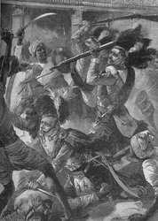 Allmählich trieben sie die Sepoys zurück, 1902