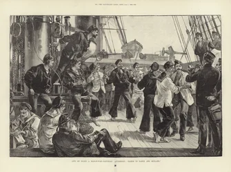 Leben an Bord eines Kriegsschiffs