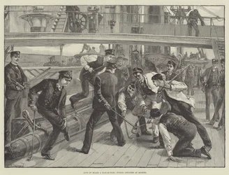 Leben an Bord eines Kriegsschiffs, Junioroffiziere beim Hockey