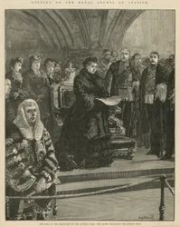 Eröffnung der Royal Courts of Justice
