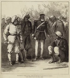 Der Prinz von Wales in Indien, Gruppe von Überlebenden der Verteidigung von Lucknow