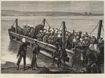 Der Zulukrieg, Colonel Pearsons Kolonne überquert den Tugela