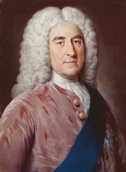 Porträt von Thomas Pelham Holles (1693-1768) Herzog von Newcastle under Lyme