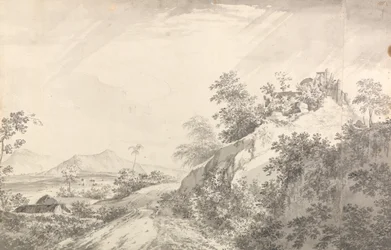 Blick auf den Pass von Sicri Gully [Sakrigali]