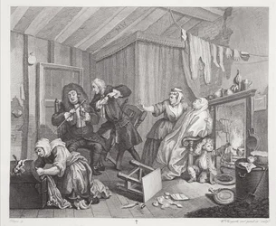 Der Lebensweg einer Dirne, Platte V, aus 