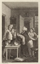 Eine Szene aus Tristram Shandy