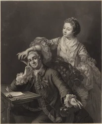 David Garrick und seine Frau