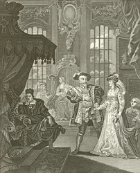 Heinrich der Achte und Anna Boleyn