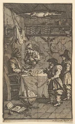 Hudibras besucht Sidrophel, Siebzehn kleine Illustrationen für Samuel Butlers Hudibras, 1721-26