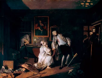 Marriage A-la-Mode: 5. Das Bagnio, ca. 1743