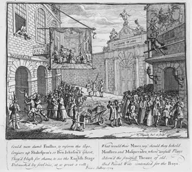 Maskeraden und Opern, Burlington Gate, 1724