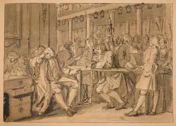 Skizze für Industry and Idleness - Platte X, 1747