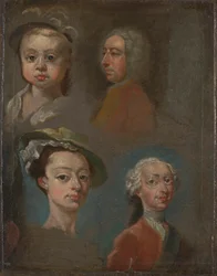 Studien von Köpfen