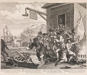 Die Invasion, Tafel 1: „Frankreich“