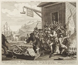 Die Invasion, Tafel 1: Frankreich