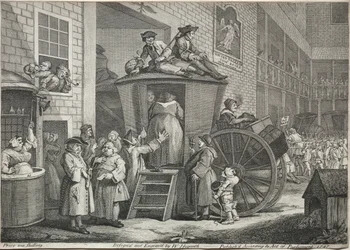 Die Postkutsche, 1747