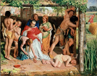 Eine konvertierte britische Familie schützt einen christlichen Missionar vor der Verfolgung durch die Druiden, 185