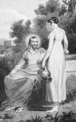 Christus und die Frau von Samaria, aus 