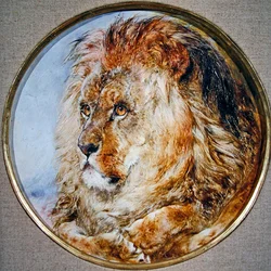 Porträt eines Löwen