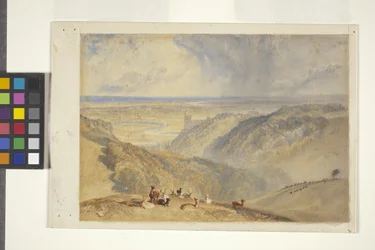 Arundel am Fluss Arun, nach JMW Turner
