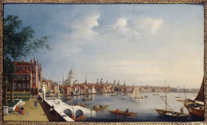 Blick auf die Themse in Richtung St. Paul