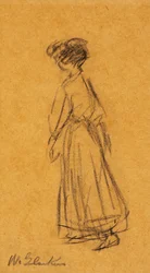 Frau beim Gehen