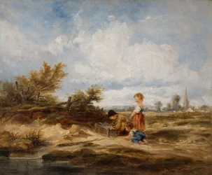 Hampstead Heath - Die Vogelfalle, 1845