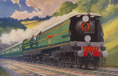 Ein Southern Railway Hauptstrecken-Express