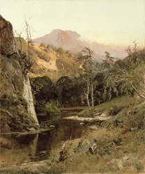 Mount Tamalpais vom Lagunitas Creek, 1878