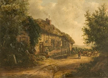 Cottages in Petersfield, Hampshire, 1839