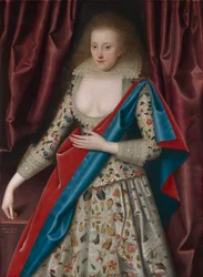 Porträt einer jungen Dame, möglicherweise Jane, Lady Thornhaugh