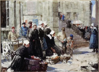 Buttermarkt, Concarneau, ca. 1939