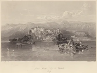 Isola Lecchi, Lago di Garda, Italien