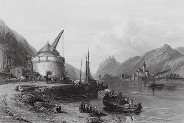 In der Nähe von Andernach, am Rhein