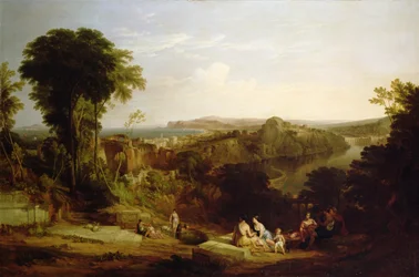 Villa des Lucullus in Misenum in der Bucht von Neapel