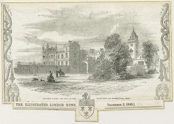 Draton Bassett - "Drayton Manor": Holzschnitt, nd [ca. 1843]