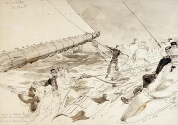 An Bord der deutschen kaiserlichen Yacht 