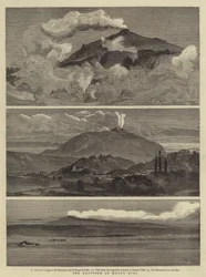 Der Ausbruch des Ätna