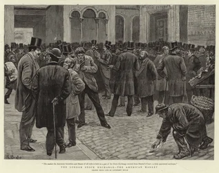 Die Londoner Börse, der amerikanische Markt