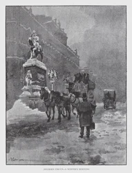 Holborn Circus, ein Wintermorgen