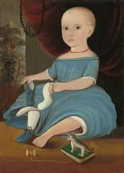 Baby in Blau