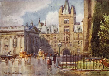 Caius College und das Senatshaus von St Marys Passage