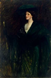 Die Smaragddame, ca. 1896-1900