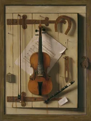 Stillleben, Geige und Musik