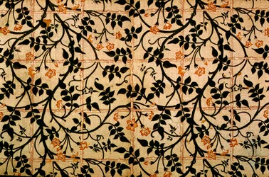 Jasminpfad Vorhangdesign, 1868-70